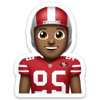 49ers fan sticker