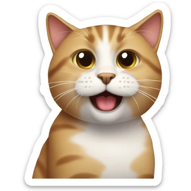 Annoying cat  sticker