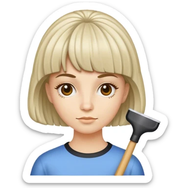 60s mod mop top sticker