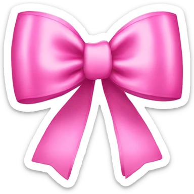 Pink bows  sticker