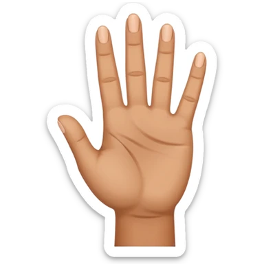 YVL hand sign sticker