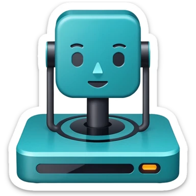 Can you create an icon for an AI LLM model router? sticker