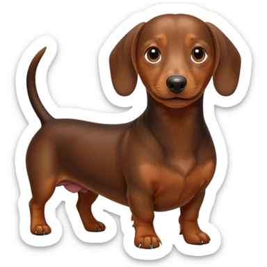 cane bassotto sticker