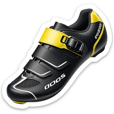 Road cycling shoes sticker