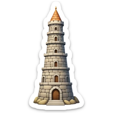Tower of plaza  sticker