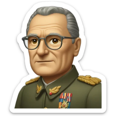 Josip broz tito sticker
