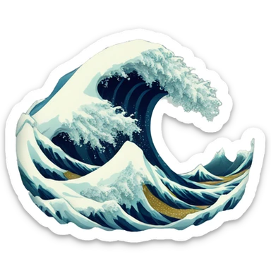 tsunami sticker