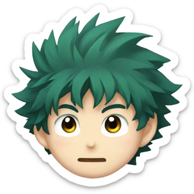 Izuku midoriya sticker