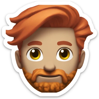 red hair guy play rainbow six siege sticker