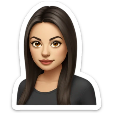 mila kunis sticker