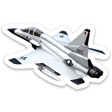 Jet Trainer - T-38 Talon - Northrop Grumman (Model Year: 2021) (Iconic colour: White and black) sticker