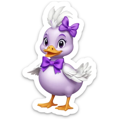 daisy duck full sticker