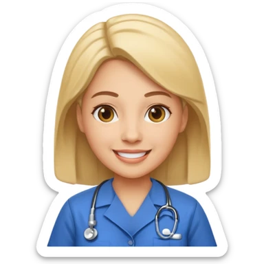 Larger school nurse sticker