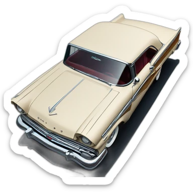 1957 Ford Fairlane by SpeedHunters; one car; front quarter sticker
