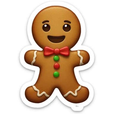 Gingerbread man  sticker