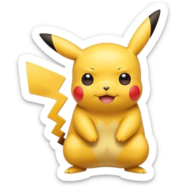 Pikachu sticker