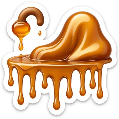 Salted caramel sticker