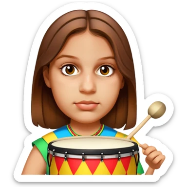 Festive Drummer sticker