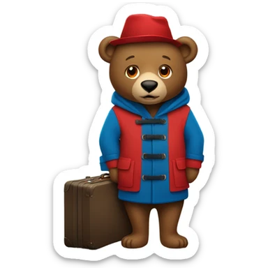 Paddington Bear sticker