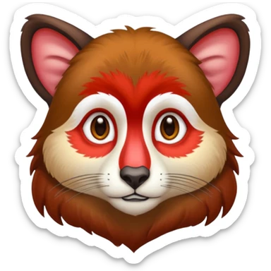 Red-shanked douc  sticker