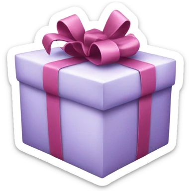 Unwrapped gift sticker