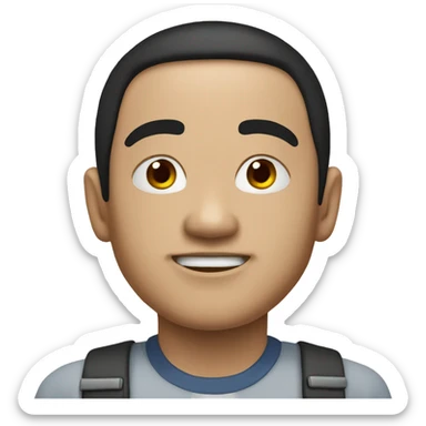 Chin tapak dam dam sticker