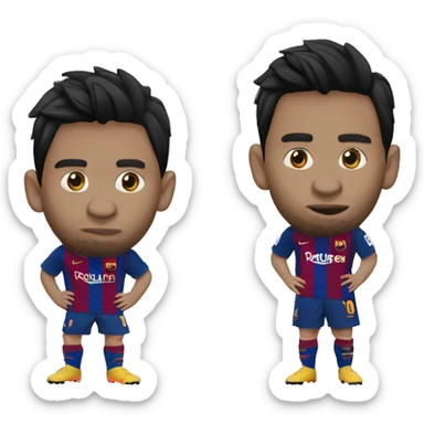 Messi Barcelone chut sticker