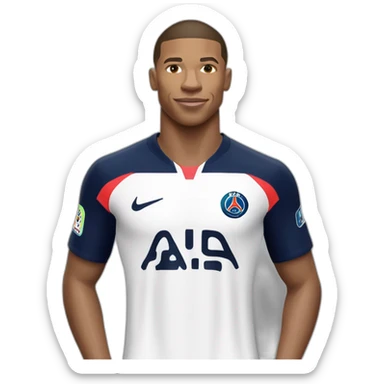 kylian mbappe, psg, buff, world cup, soccer sticker