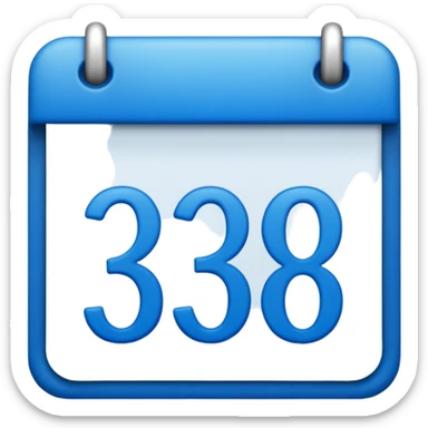 muestrame un emoji de calendario con la fecha 3 de marzo sticker