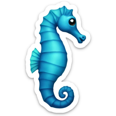 Seahorse sticker