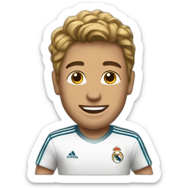 Jude Bellingan wearing real madrid. open arms sticker