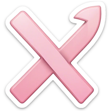 Light pink check mark,tick sticker