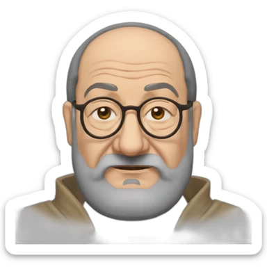 Umberto eco medieval monk sticker