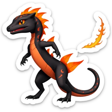 Salandit-Salazzle-Litten-Hybrid (Full body) sticker