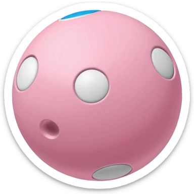 padel light pink sticker