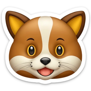 hazme un emoji de huron sticker