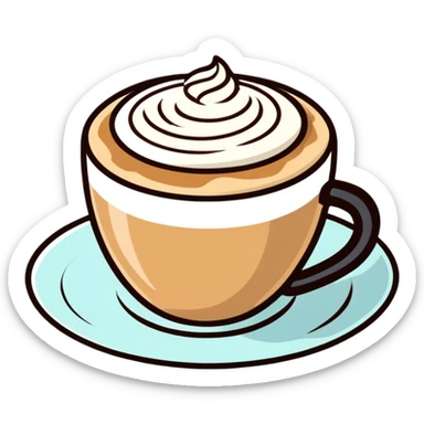 Cappuccino sticker