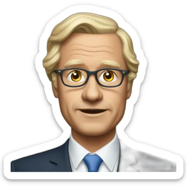 prime minister Netherlands sticker