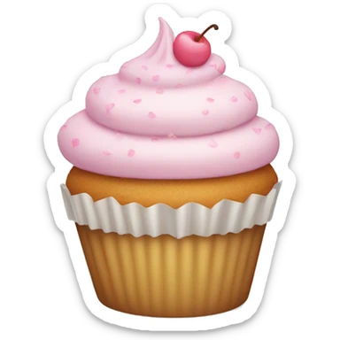 Cute cupcake sticker