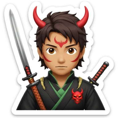 Demon slayer  sticker