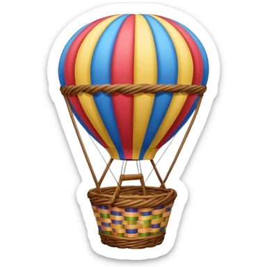Hot air balloon sticker