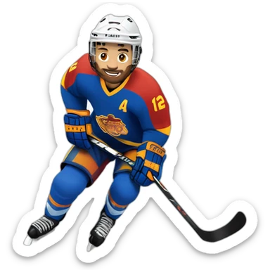 Jugador hockey español sticker