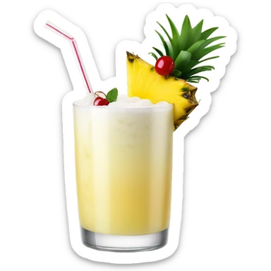 Pina colada sticker