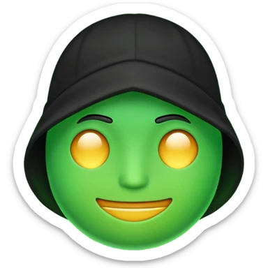 generate a hacker emoji sticker
