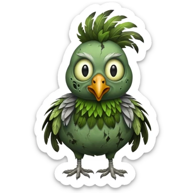 Zombie hen sticker
