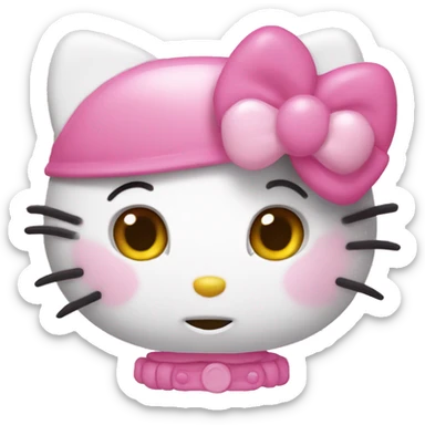 Hello kitty pink sticker
