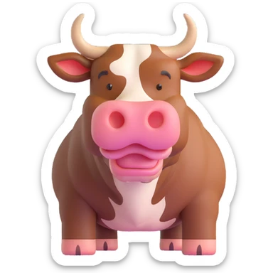 Bull sticker