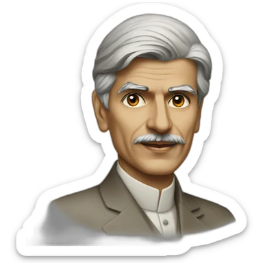 Ali jinnah sticker