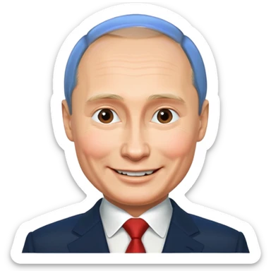 Putin smile sticker