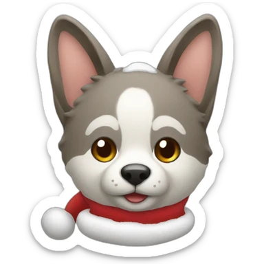 Animal Christmas  sticker